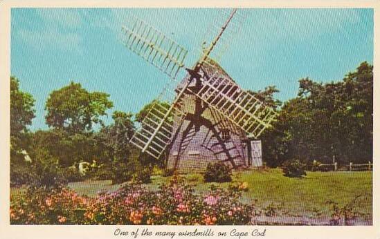 Old Windmill Cape Cod Massachusetts 1965