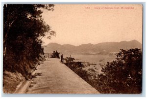 Beijing China Postcard Marble Boat at Peking Sommer Palace c1910 Antique