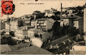 CPA Thizy - Quartier de la Gare (1036383)