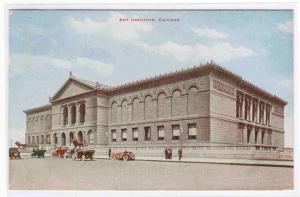 Art Institute Chicago Illinois 1914 Hammon postcard