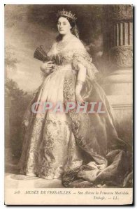 Old Postcard Museum of Versailles His Highness Princess Mathilde Dubufe