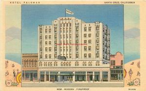 CA, Santa Cruz, California, Hotel Palomar, Curteich