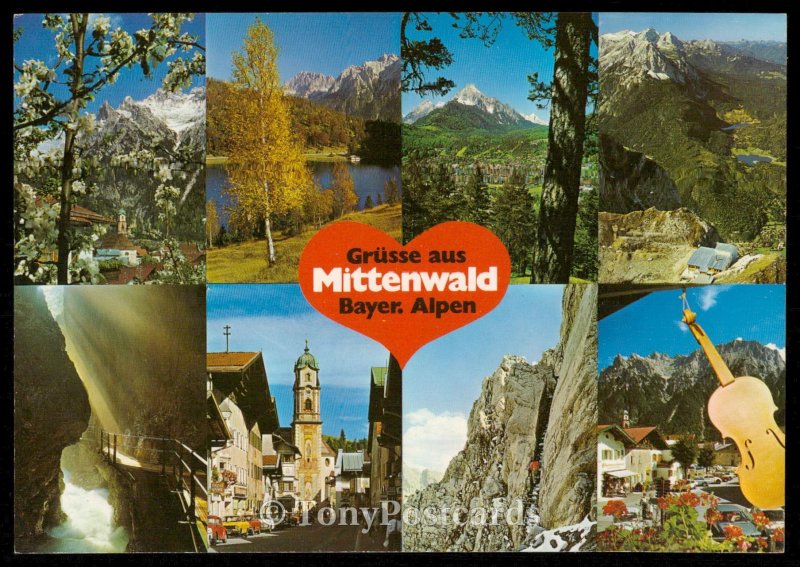 Grusse aus Mittenwald Bayer Alpen