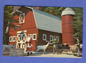 Santa's Village Postcard, Old Red Barn, Jefferson, New Hampshire/NH