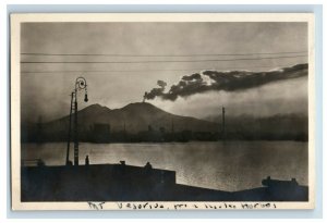 C.1920s Nepal Mt Vesuvius S.S. Columbia Norddeutscher Lloyd Real Photo RPPC P183 