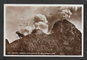 Eruption,Vesuvius 1933,Naples,Italy Postcard 