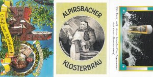 Alpirsbach German Tankard Alcohol 3x Postcard s