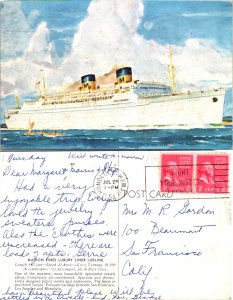 Matson Lines Luxury Liner Lurline (12859