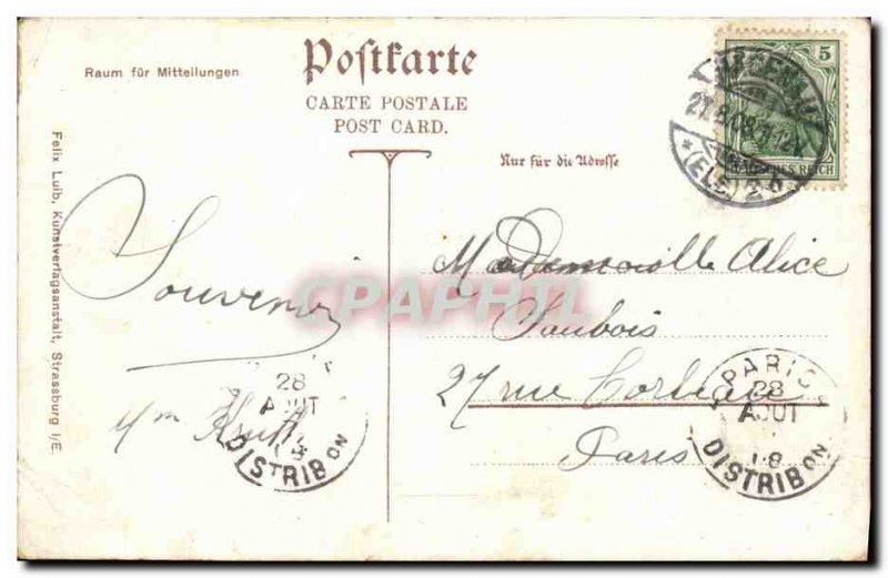 Old Postcard Strasbourg