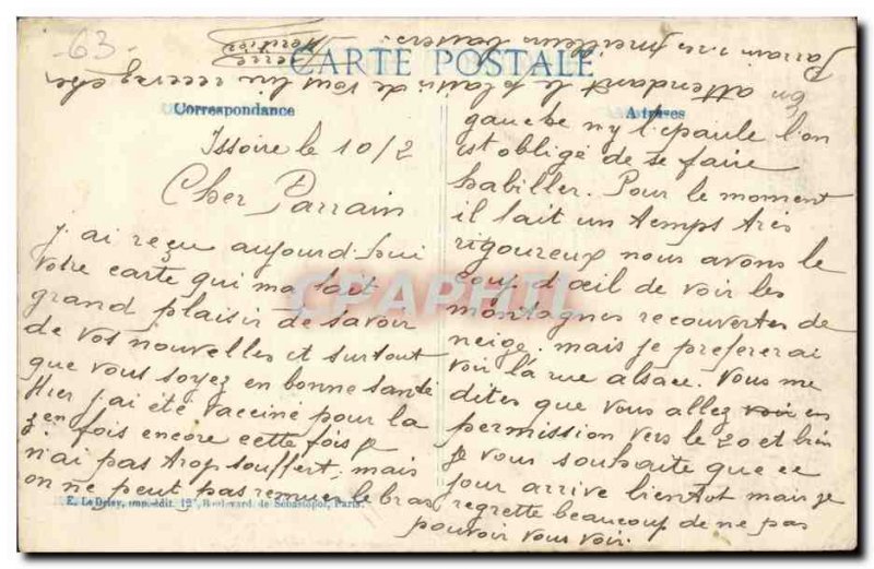 Issoire - Remembrance - Old Postcard