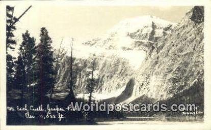 Real Photo Mt Edith Cawell Jasper Park Canada Unused 