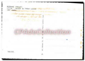 Postcard Modern Stairs Pezenas Hotel Locoste