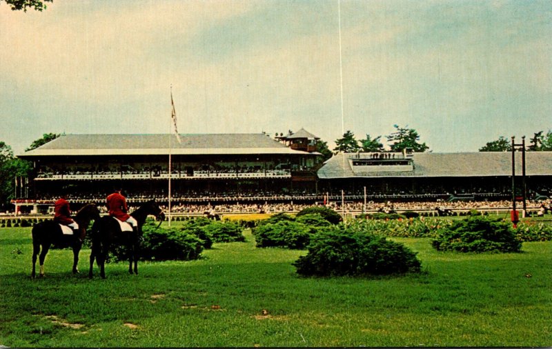 New York Saratoga Race Track View From The Infield