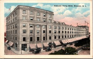 Postcard Alexander Young Hotel in Honolulu, Hawaii