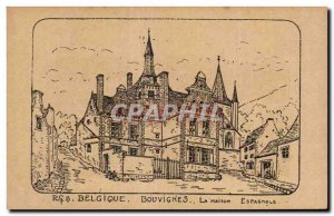 Old Postcard Belgium Bouviges The Spanish House
