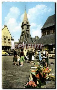 Honfleur - Bell Tower and Church of St. Catherine - Old Postcard