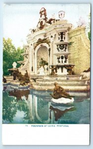 Fountain at Leiria PORTUGAL 1909? Postcard