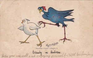 Humour Beauty In Distress Boo-Bird Chick 1904