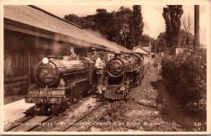 PC Green Goddess and Winston Churchill Mountain Class Locomotive Miniature Train