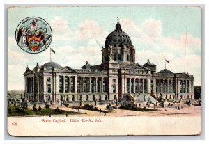 State Capitol Building Little Rock Arkansas AR DB Postcard Z3