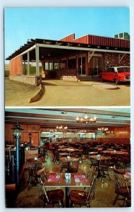 ANN ARBOR, MI Michigan ~ Roadside FRONTIER BEEF BUFFET  c1960s Car Postcard