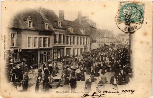 CPA AK Marquise - Place - Marché (976370)