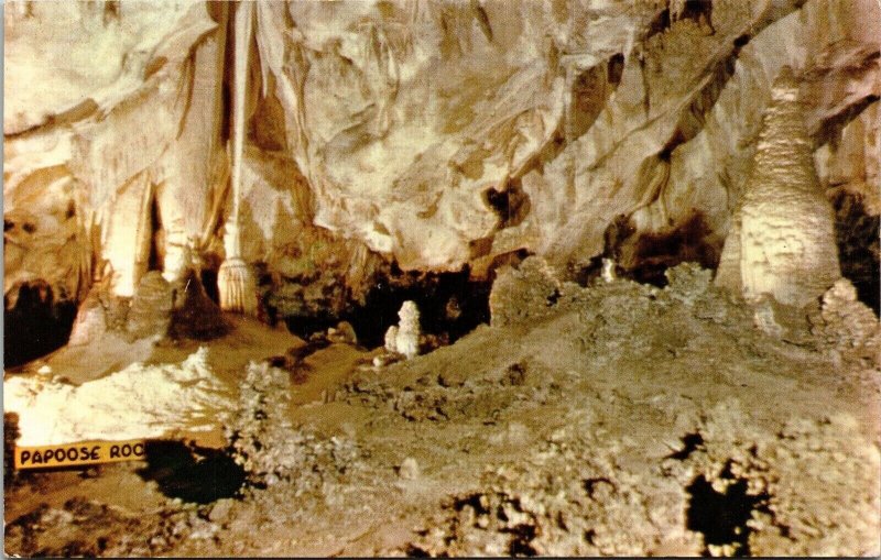Papoose Room Carlsbad Caverns National Park New Mexico NM Postcard UNP VTG 