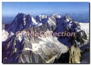 Modern Postcard Mont Blanc Gran Gebiet Vorm Jorrasses