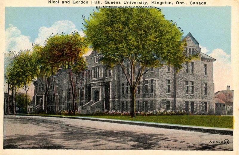 Canada - Ontario, Kingston. Queen's University, Nicol and Gordon Hall