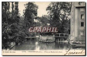Old Postcard Chartres L & # 39Eure at Mill Barre