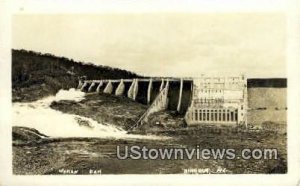 Real Photo, Wykan Dam in Bingham, Maine