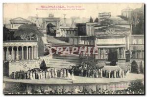 Postcard Old Theater Heliogabale lyrical Tragedy