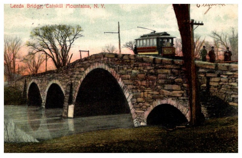 New York   Catskills Mtn  Leads bridge