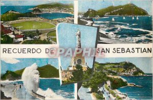 Postcard Modern Recuerdo San Sebastian