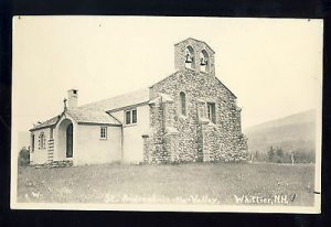 Whittier, New Hampshire/NH Photo Postcard, St. Andrews-In-The-Valley Church