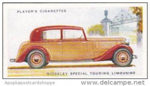 Player Cigarette Card Motor Cars 2nd Series No 41 Siddeley Special Touring Li...