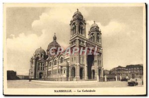 Old Postcard Marseille La Cathedrale