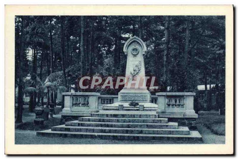 Postcard Old National Institute of Agronomy colonial Indochinese Army Monument