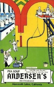 Andersens Restaurant - Mammoth Lakes, California CA Postcard