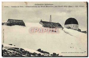 Old Postcard Vallee du Var Observatoire du Mont Mounier by Beuil