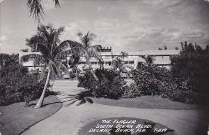 Florida Delray Beach Flagler Hotel 1952 RPPC