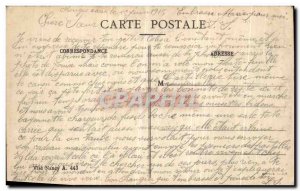 Old Postcard Baccarat ruined Army Butcher