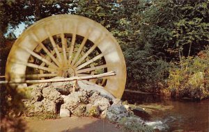 Ohio's Lake Erie Vacationland Water Wheel at the Blue Hole - Castalia, Ohio OH