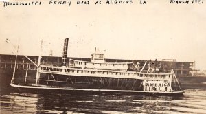 J56/ Snapshot Photograph Photo c1920s Ship Algiers Lousiana 62