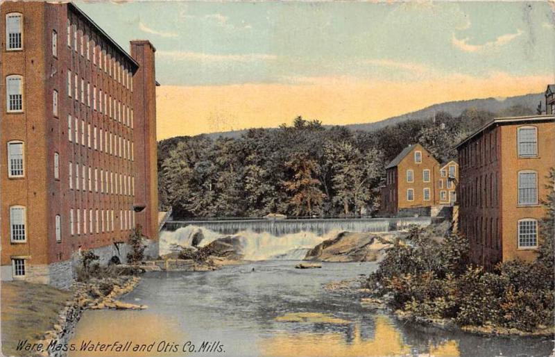 Massachusetts  Ware  Waterfall and Otis Co. Mills