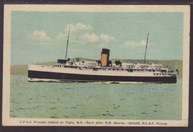 Steamer CPSS Princess Helene  Postcard 4721