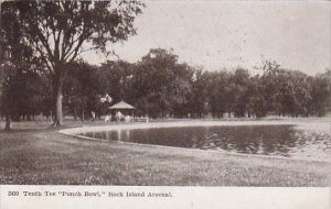 Illinois Rock Island Tenth Tee Punch Bowl 1911