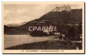 Old Postcard Lake D & # 39Annecy Chateau De Duingt