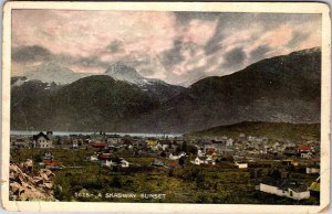 Postcard MOUNTAIN SCENE Skagway Alaska AK AO4546