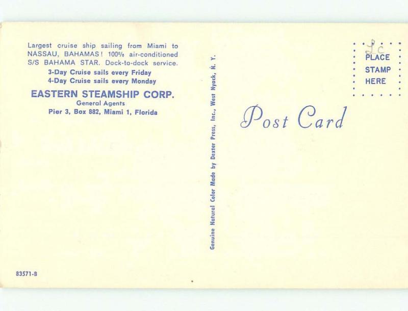 Pre-1980 NICE VIEW Nassau Bahamas i4035